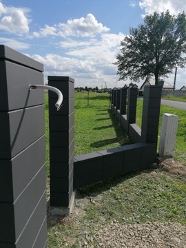 Ogrodzenia betonowe frontowe bloczkowe 