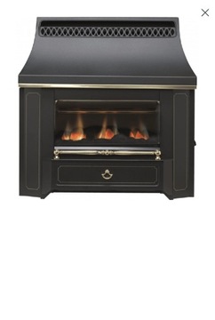 Kominek Gazowy Black Beauty Outset Slimline 4kw