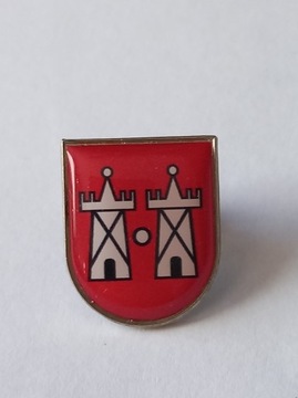 Herb miasta Płońsk przypinka pin odznaka wpinka