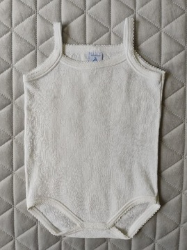 Body niemowlęce na ramiączkach białe r. 74