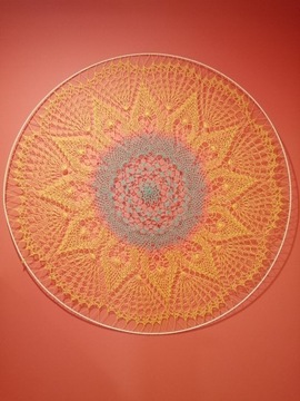Mandala handmade na szydełku 