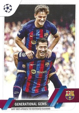 TOPPS COMPETITIONS 2023 LEWANDOWSKI GAVI BARCELONA