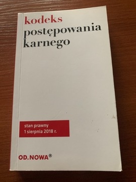 kodeks postępowania karnego