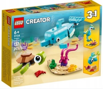 Lego Creator 3w1 31128 delfin żółw