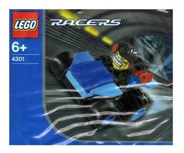 LEGO City Minifigure Polybag - Blue Racer #4301