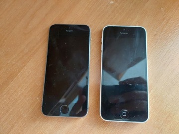 2 telefony iPhone 5s i iPhone 5c
