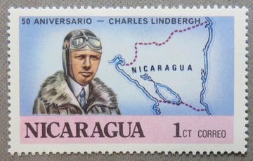 Nikaragua  Charles Lindbergh SW 2041**
