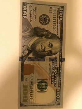 100 USD dolar amerykański