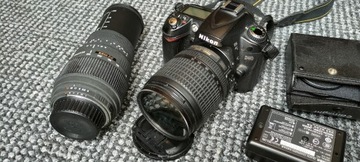 Nikon d90  + nikkor 18-105 + sigma 70-300