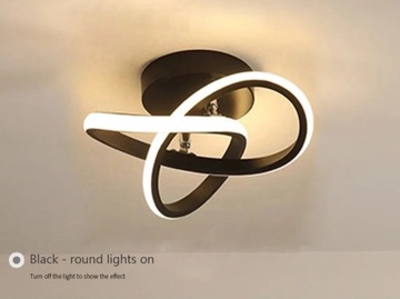 Lampa wisząca 2 -punkty światła źródło LED