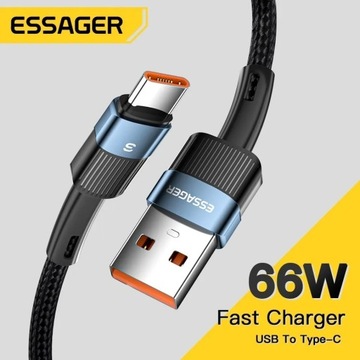 Kabel USB typ C 6A 2 metry 66W