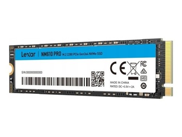 Dysk SSD Lexar NM610 Pro 2TB M.2 PCIe