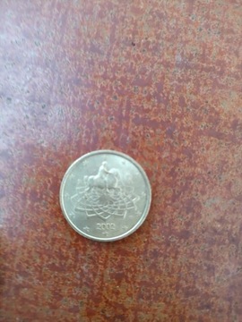 Włoskie 50 centów z 2002