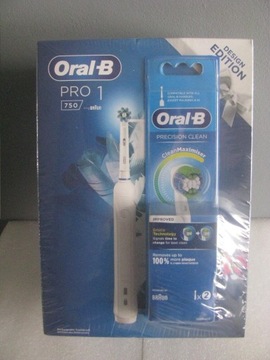 Oral-B Pro 1 Szczoteczka elektryczna etui końcówki