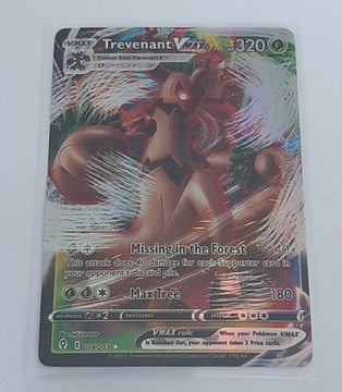 Karta Pokemon Trevenant V Max 