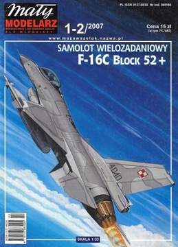 Mały Modelarz 1-2 2007 F-16 block 52 uszk