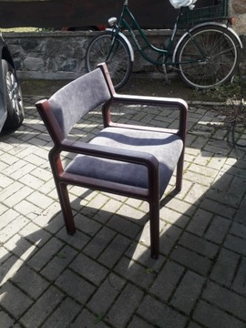 Krzesło barowe welur