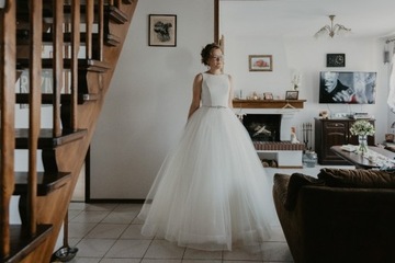 Suknia ślubna księżniczka 