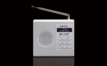 Radio LENCO PDR-020W biały