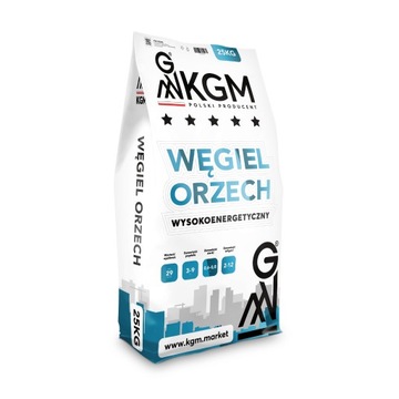 WĘGIEL ORZECH I 25KG - (40-80mm) KGM 29MJ/KG