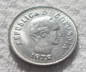 Kolumbia Francisco Paula Santander 10 centavo 1972