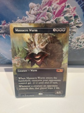 MTG: Massacre Wurm *BORDERLESS EXTRAS*