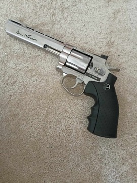 Replika ASG Rewolwer ASG CO2 Dan Wesson 6'' Silver