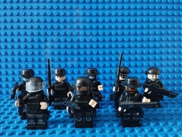 Minifigurka kompatybilna z Lego komplet Swat