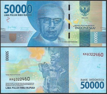 * INDONEZJA 50000 rupii 2019 UNC P-159