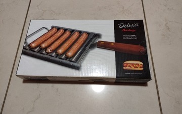 Grill rolkowy hot dog BBQ do obracania parówek