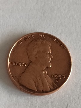 1 cent 1957 D USA 