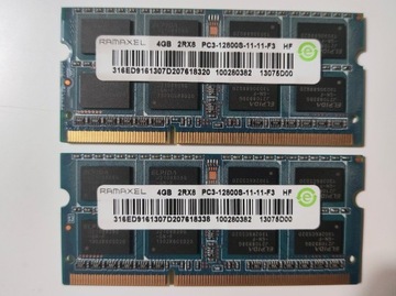 RAMAXEL 4GB 2RX8 PC3-12800S-11-11-F3 HF x2