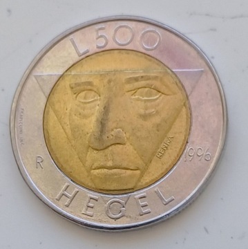 San Marino - 500 lira - 1996r. 