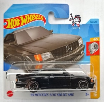 Hot Wheels 89 Mercedes Benz 560 sec AMG 