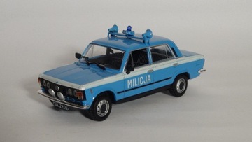 Fiat 125p Milicja  skala 1:43   (131)