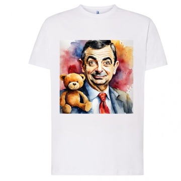 t-shirt z nadrukiem, Rowan Atkinson