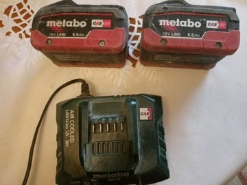 Ładowarka i baterie metabo 