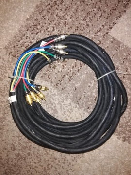 Kabel 5xRCA/CHINCH 12m