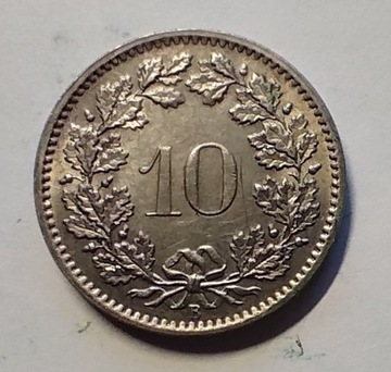 10 Rappen 1969 Szwajcaria