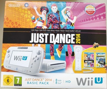 Nintendo Wii U Just Dance 2014 stan fabryczny