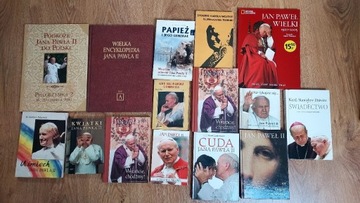 Jan Paweł II książki różne 15 szt. 