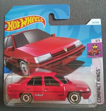 HOT WHEELS  .  PROTON SAGA  . autko resorówka