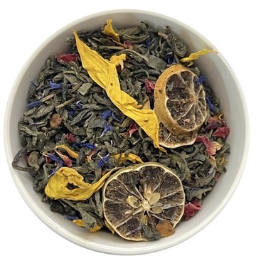 Herbata zielona Yunnan Tropikalna miłość 100g