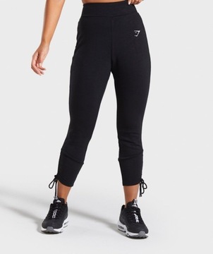 Czarne spodnie dresowe joggers Gymshark