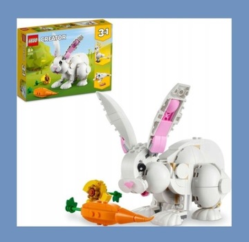 LEGO Creator 3w1 Biały królik 31133