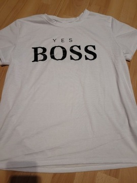 koszulka Yes Boss - XL biała