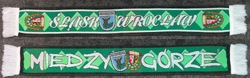 Szal Śląsk Wrocław Miedz Lechia Motor  firma OK