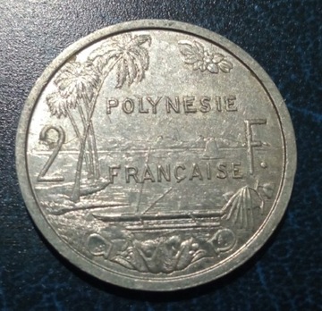 Polinezja 2 franka 1983 rok