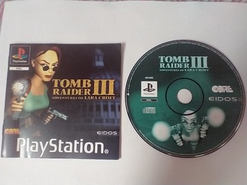 Tomb Raider 3 Playstation PSX1 PS ONE PS2 PS3