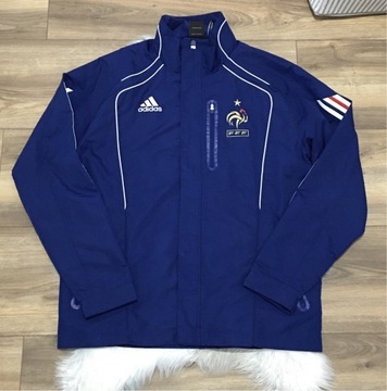 Niebieska kurtka sportowa Adidas 2009 L